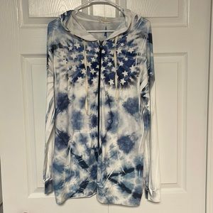 Oversized Thin zip Jacket